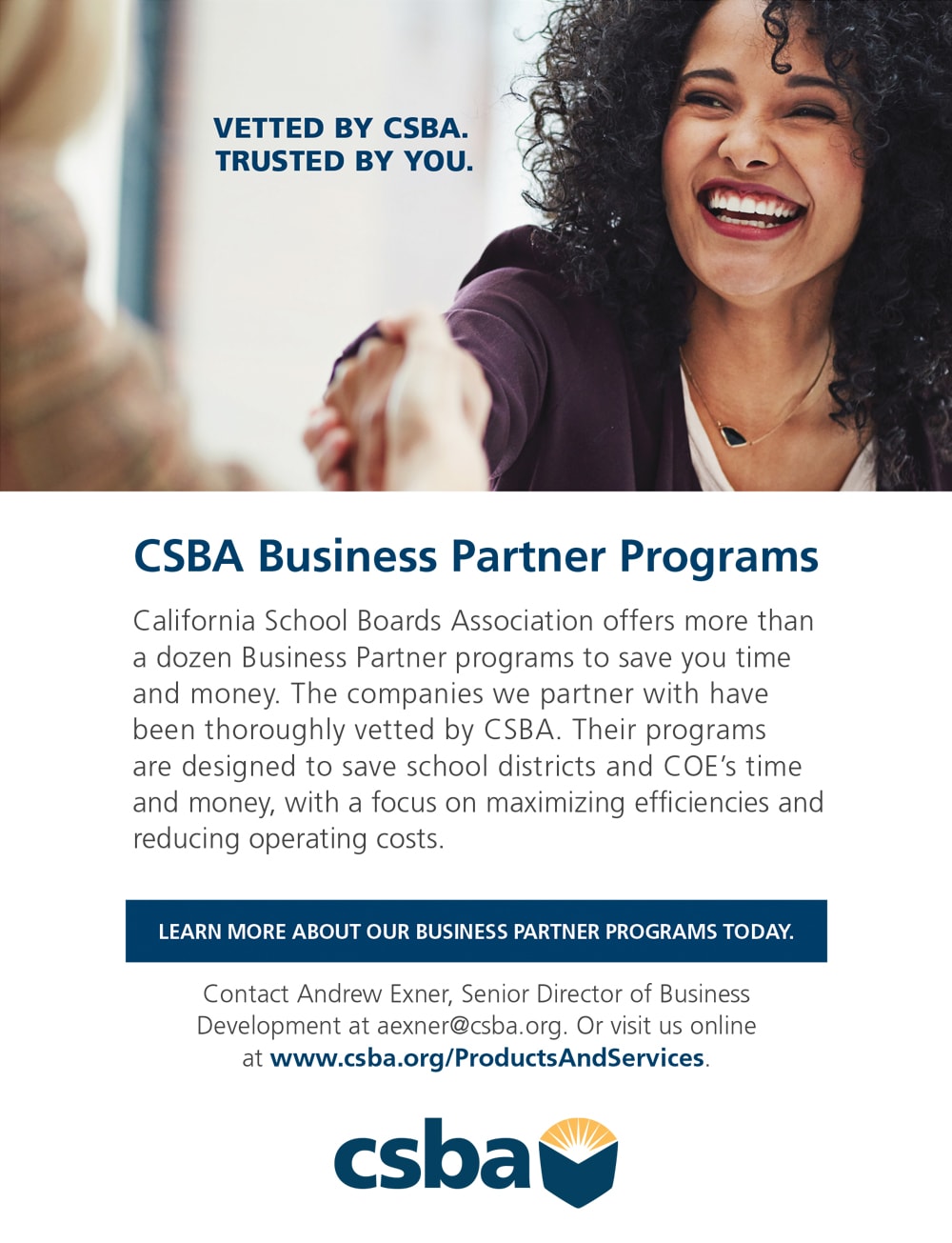 CSBA Advertisement