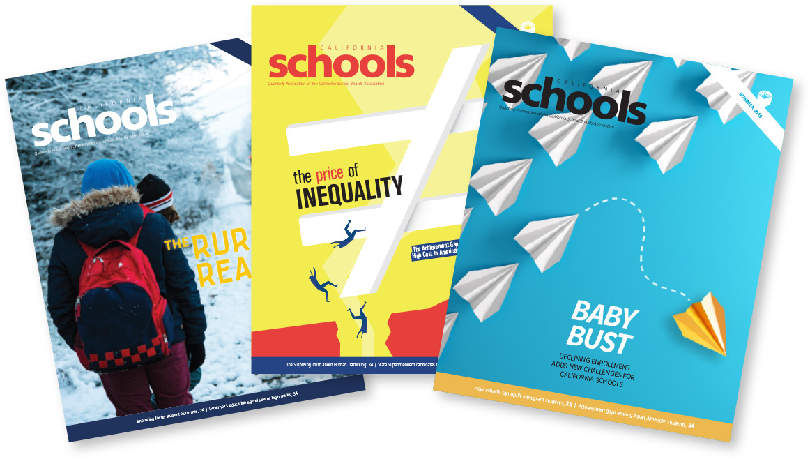 three CSBA publication covers