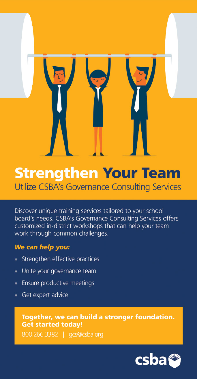 CSBA Strengthen Your Team Advertisement