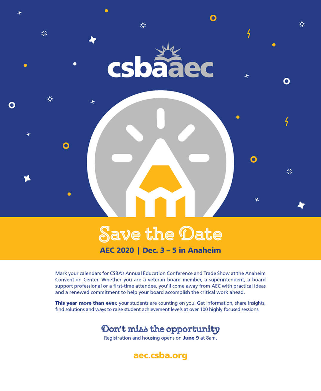 CSBAAEC Advertisement