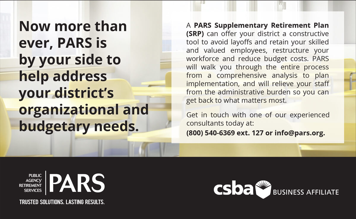 PARS CSBA Business Affiliate Advertisement
