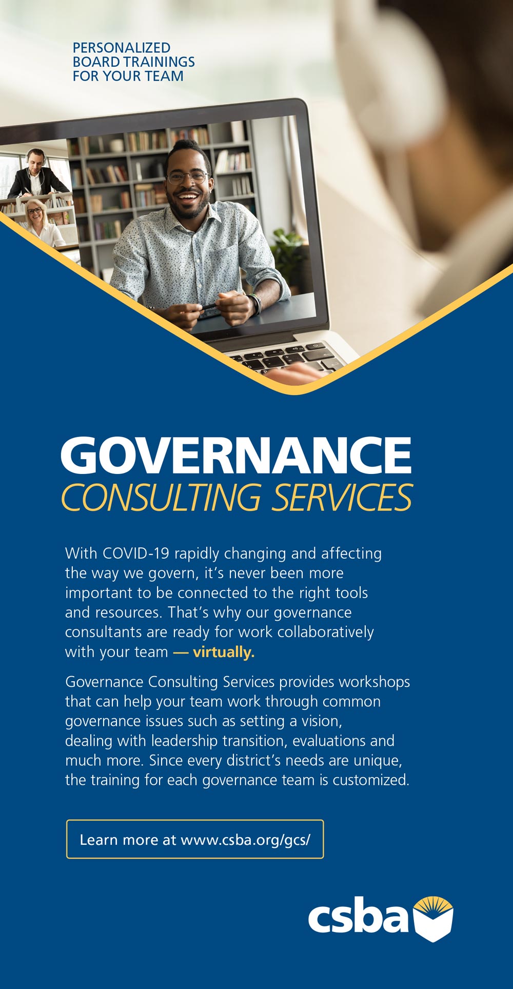 Governance Consulting Services Advertisement