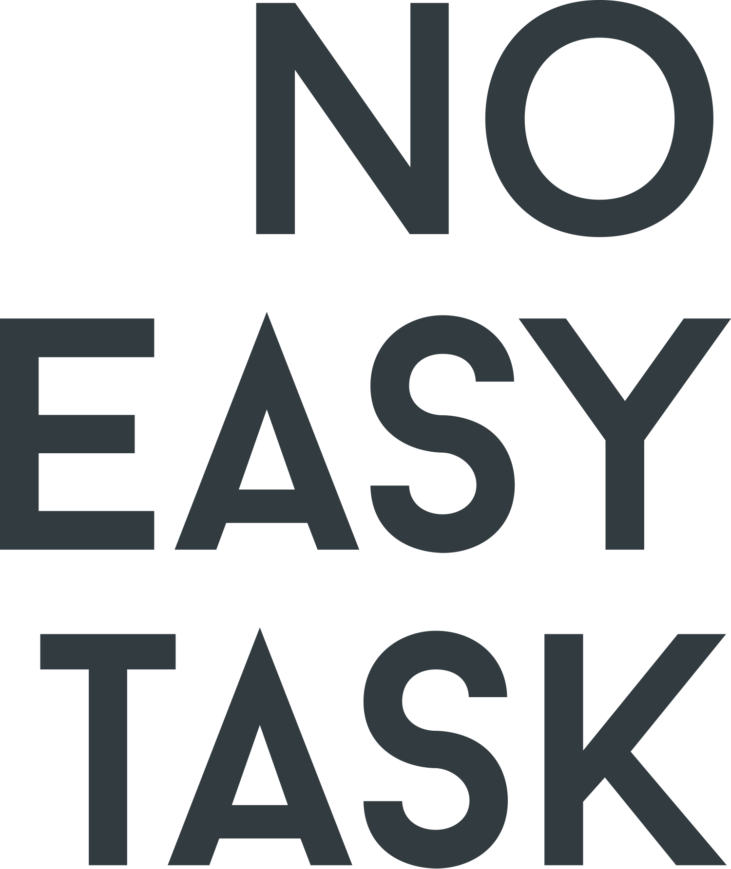 No Easy Task title
