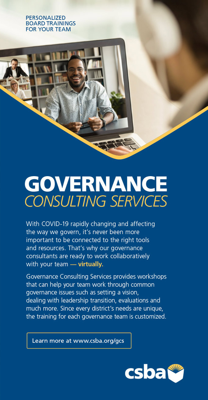 CSBA’s Governance Consulting Services Advertisement