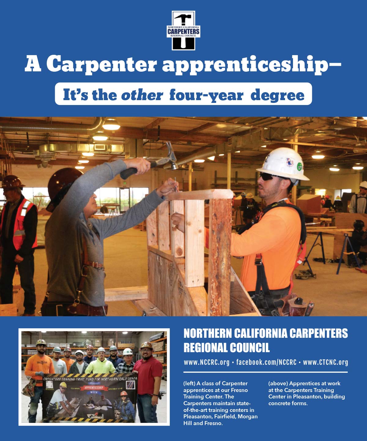 Northern California Carpenters Regional Council Advertisement