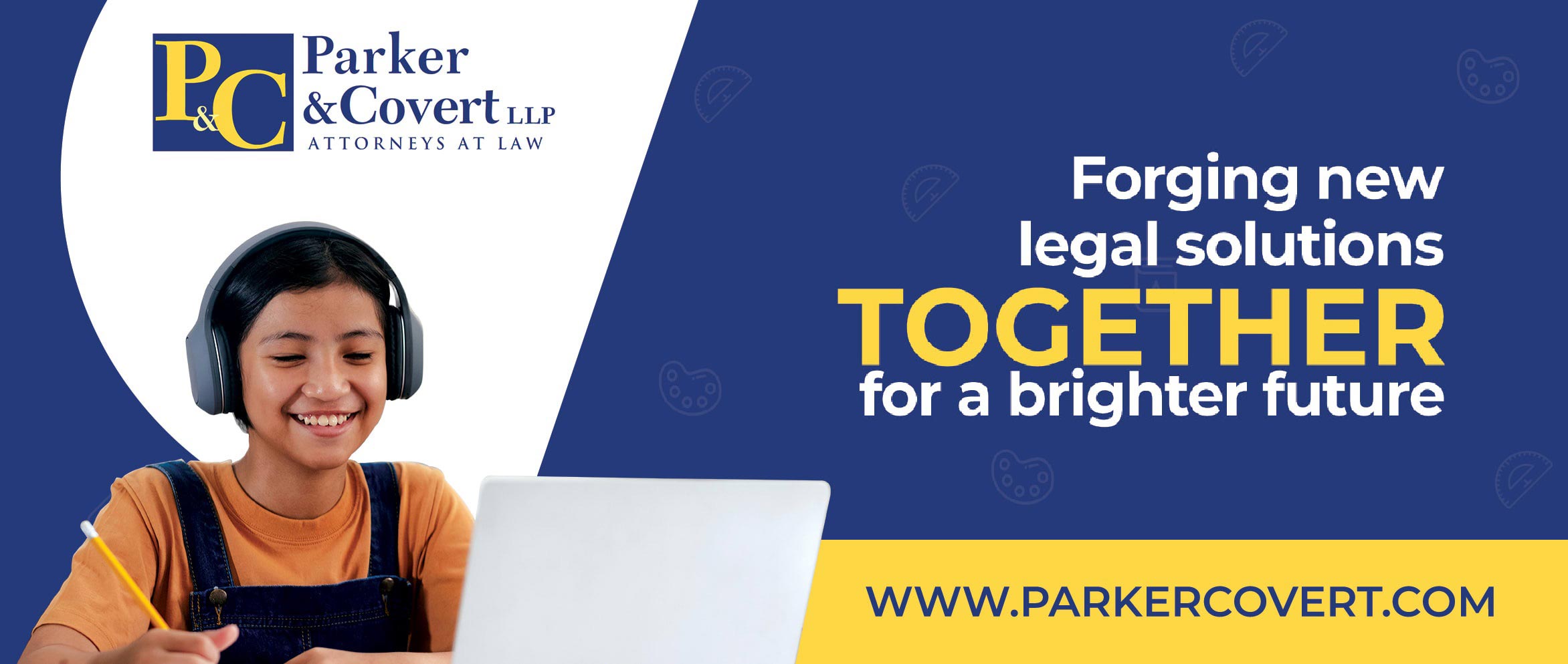 Parker & Covert LLP Attorneys at Law Advertisement