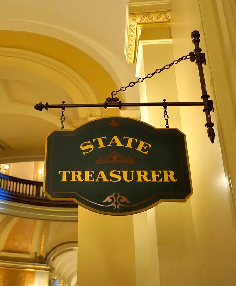 State Treasurer Sign