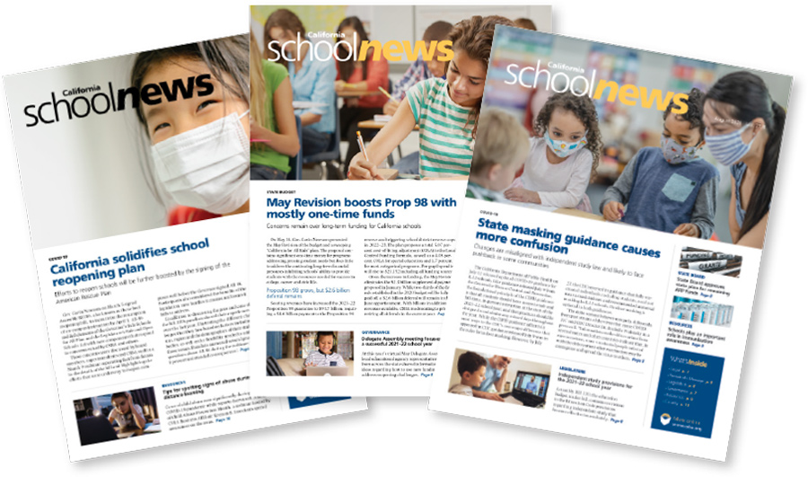 three CSBA Newsletter covers