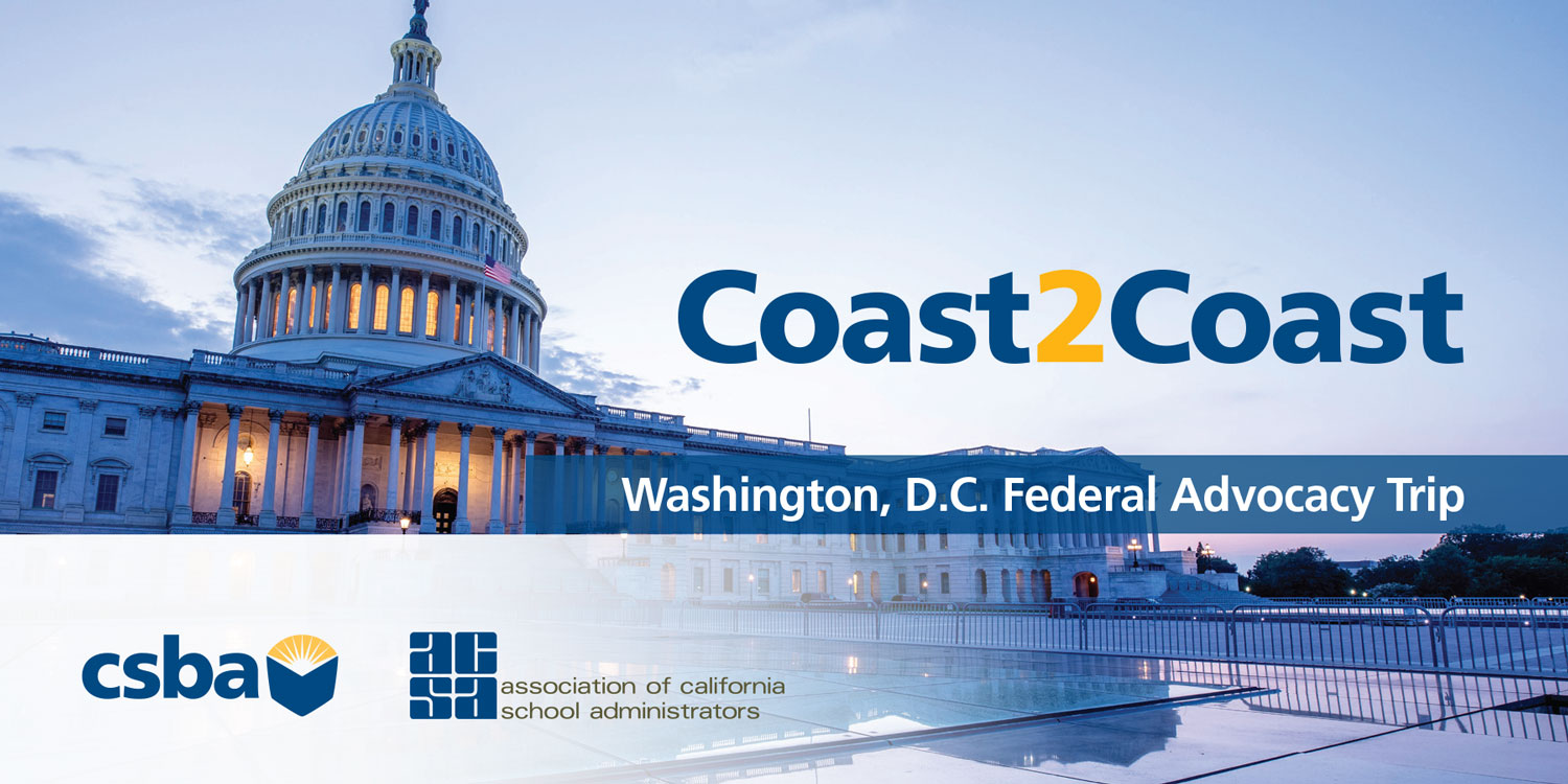 Coast2Coast federal advocacy trip banner
