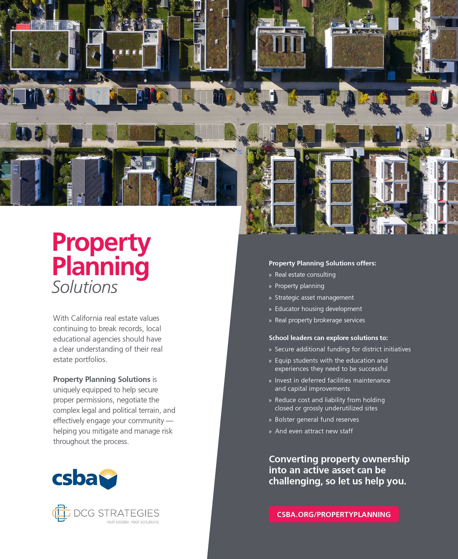 CSBA Property Planning Advertisement