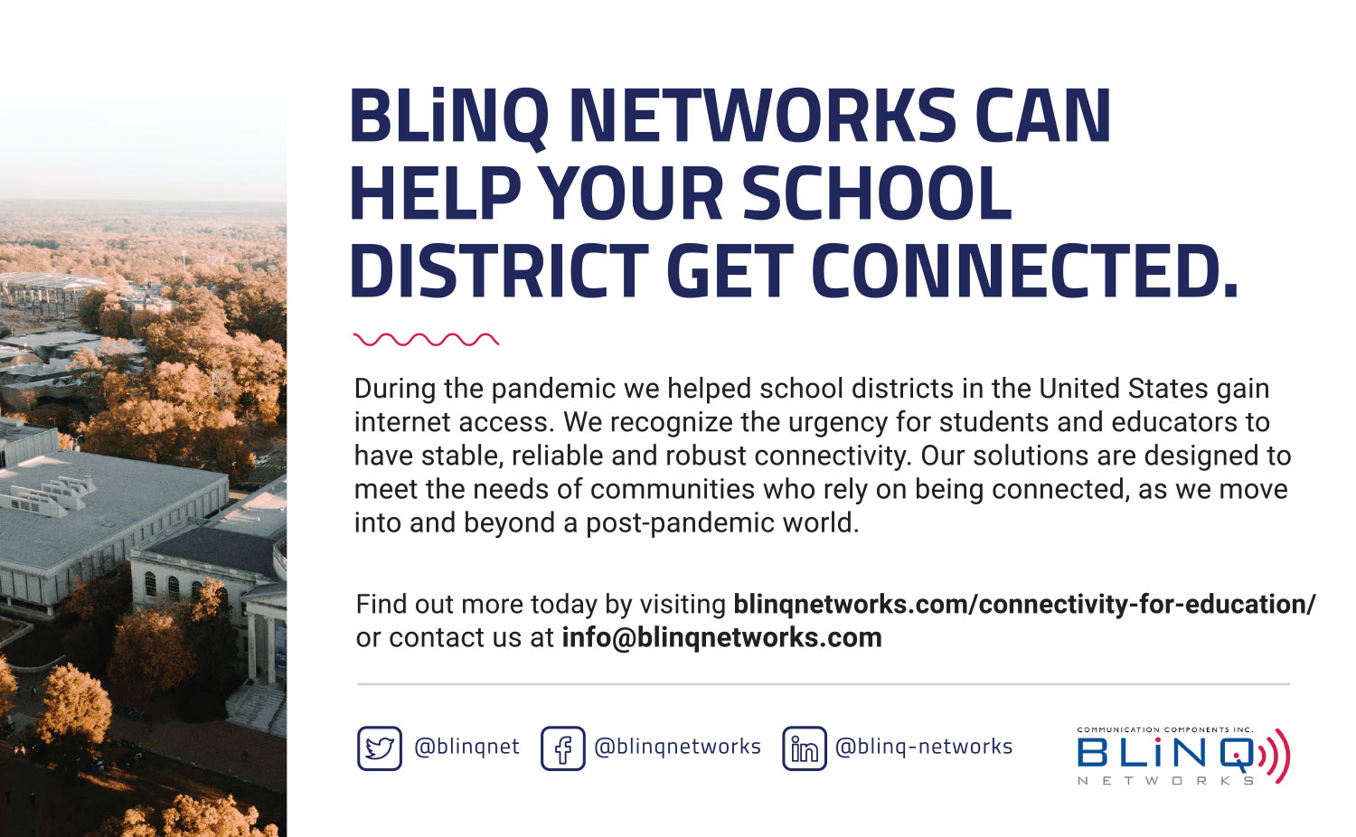 BLiNQ Networks Advertisement