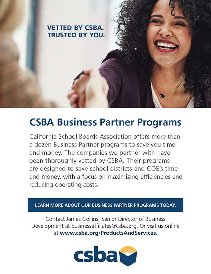 CSBA Business Partner Advertisement