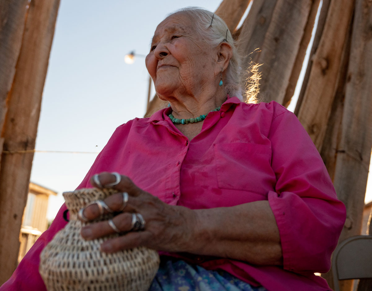 Older native woman