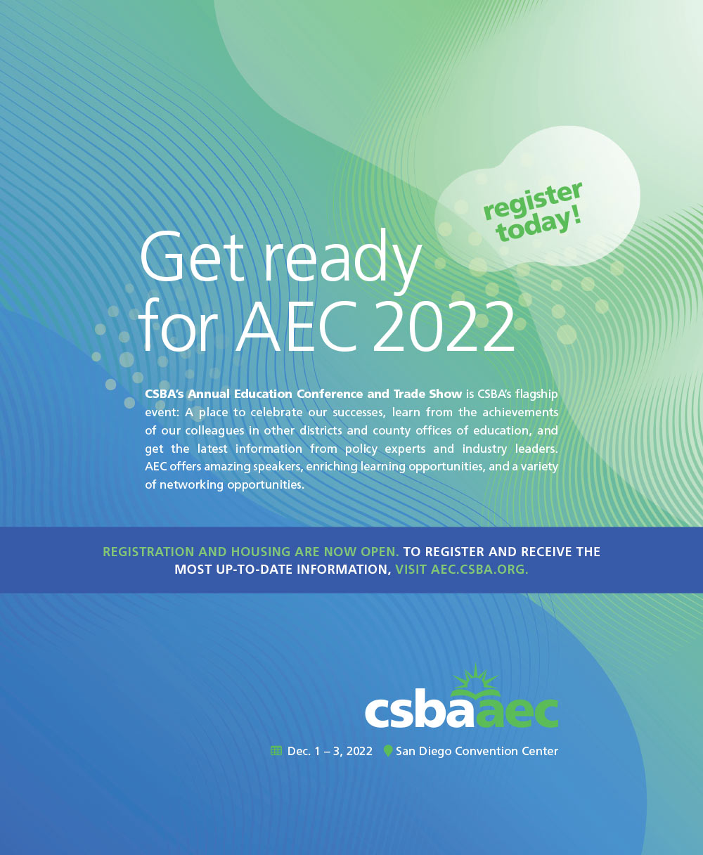 CSBA AEC Advertisement