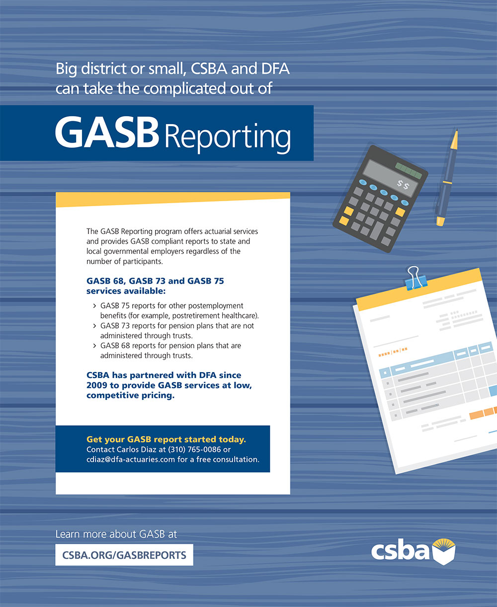 GASB Reporting Advertisement