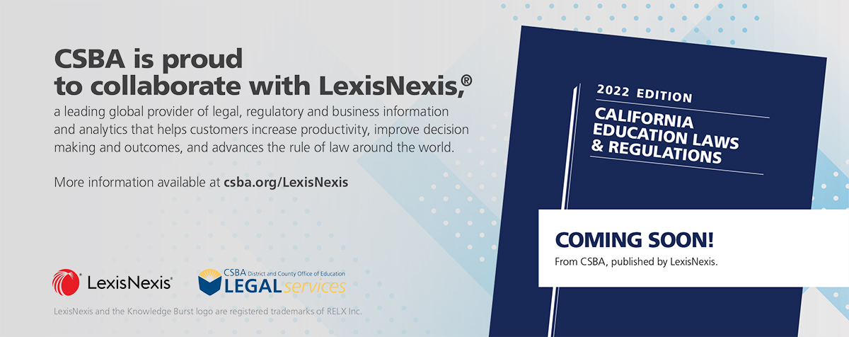 CSBA & LexisNexis Advertisement