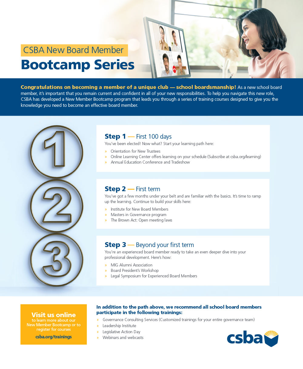 CSBA Bootcamp Series Advertisement