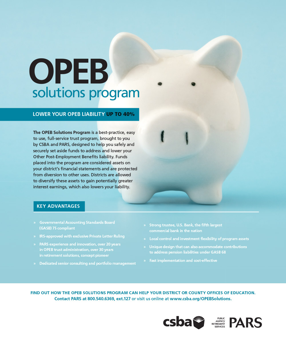 OPEB Solutions Program Advertisement