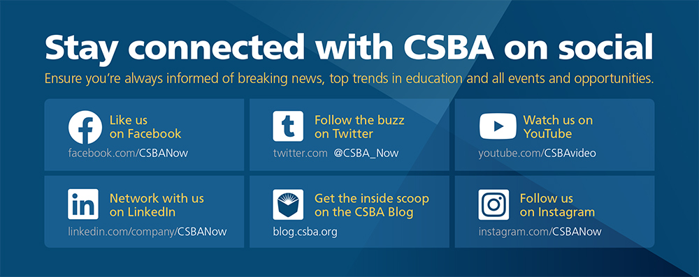 CSBA Social Media Networks Advertisement