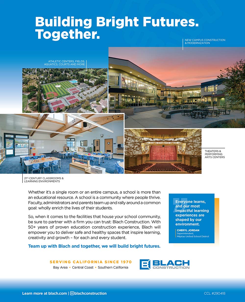 Blach Construction Advertisement
