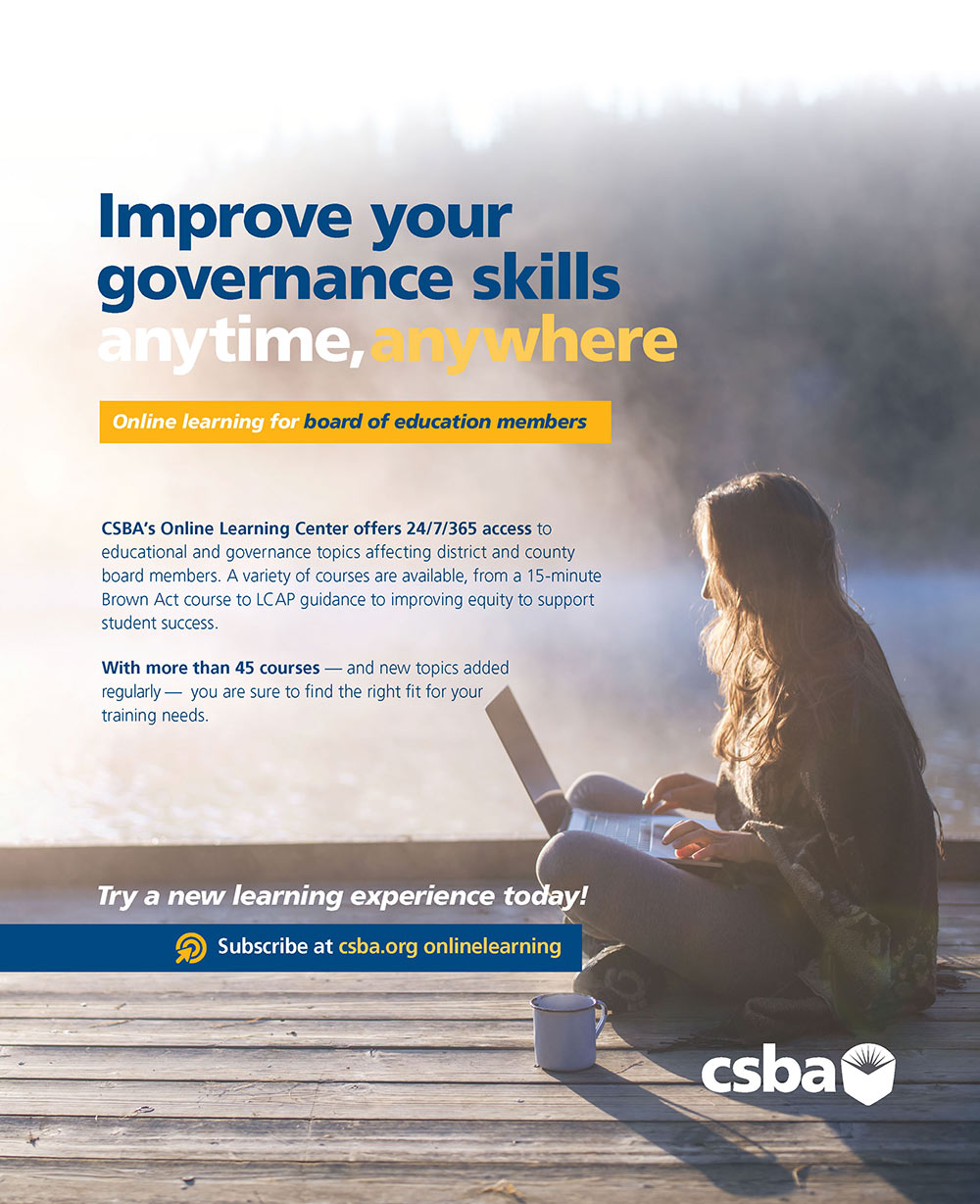 CSBA Online Learning Center Advertisement