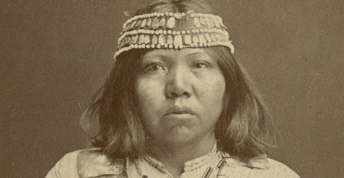 portrait of Native American woman