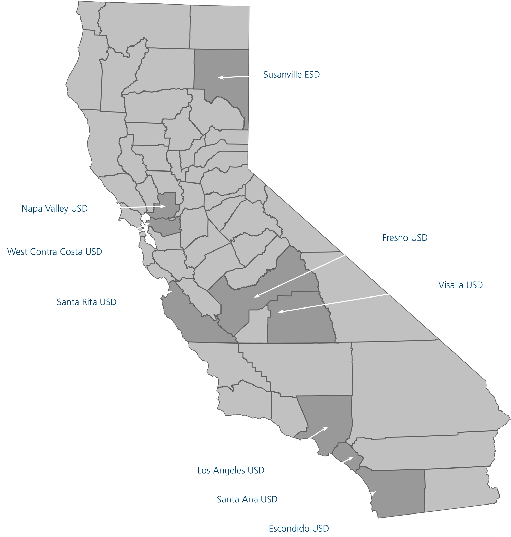 Members with whom the ELA worked directly in 2024* map