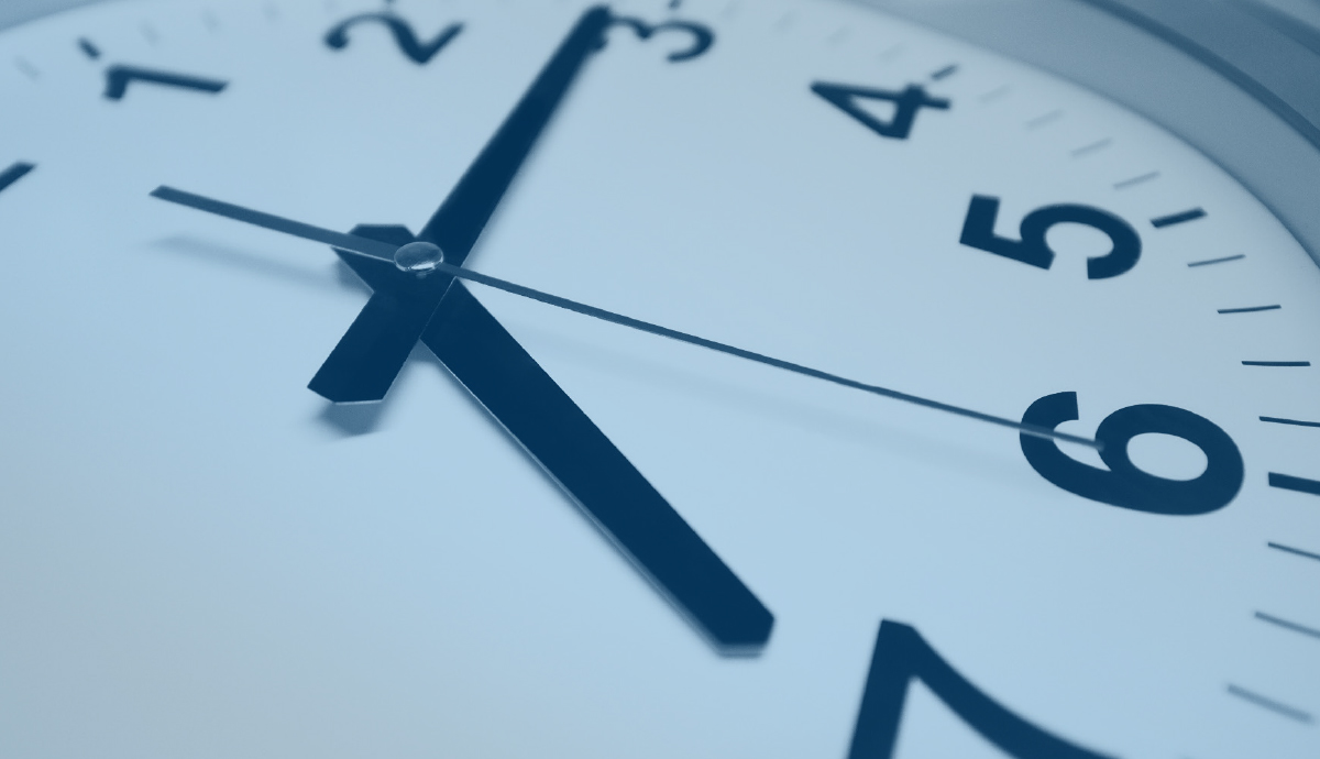 closeup of clock