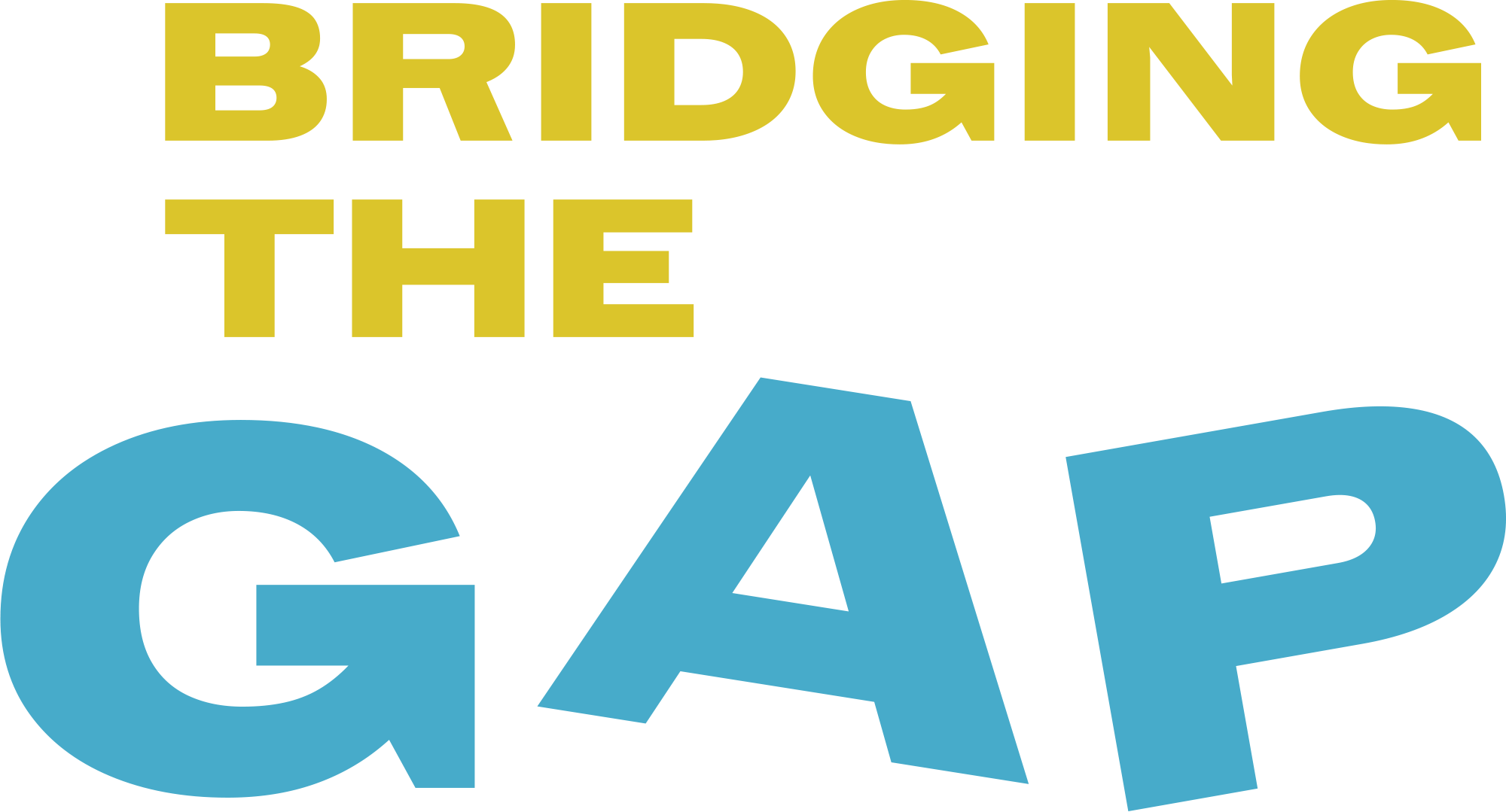 Bridging the Gap typography