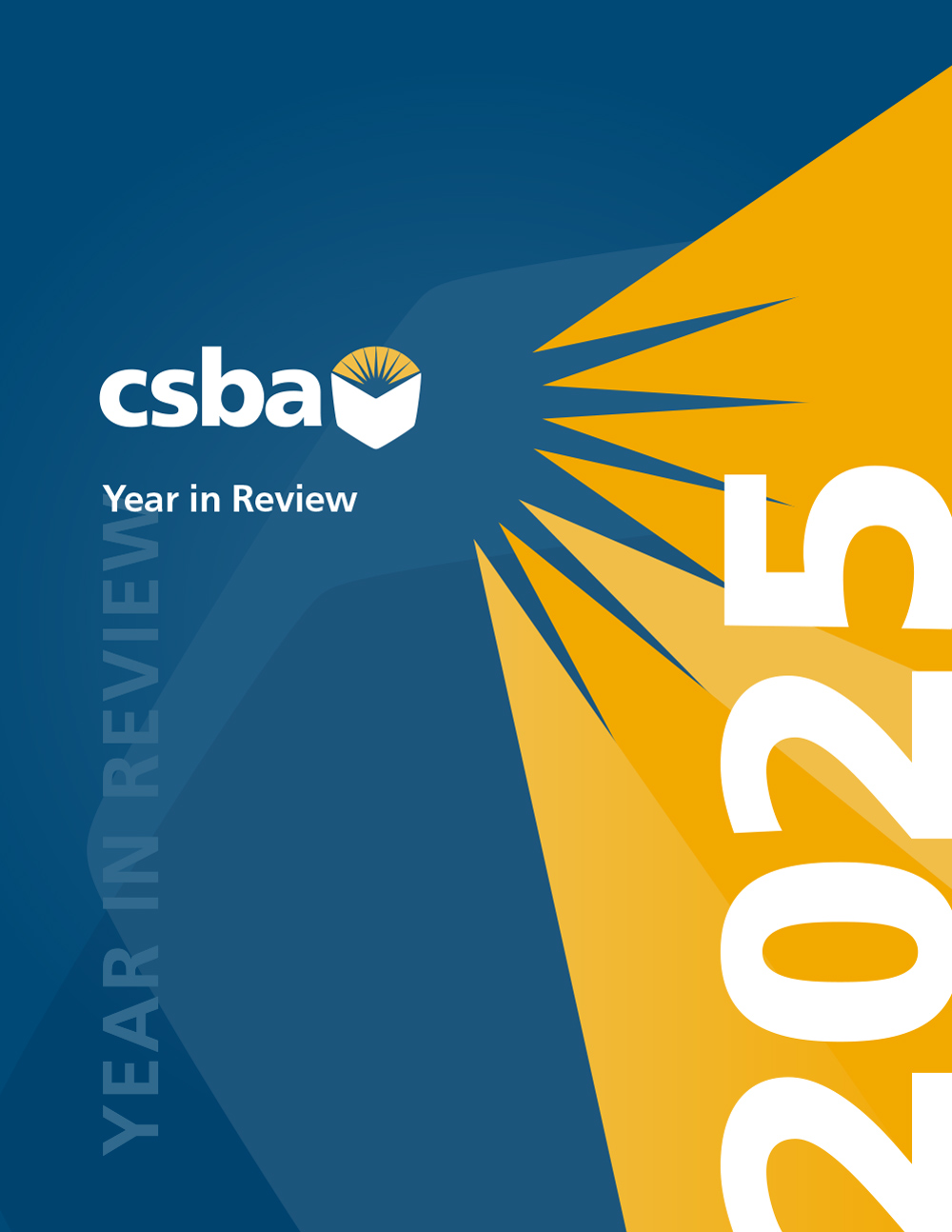 CSBA Year in Review 2025 cover