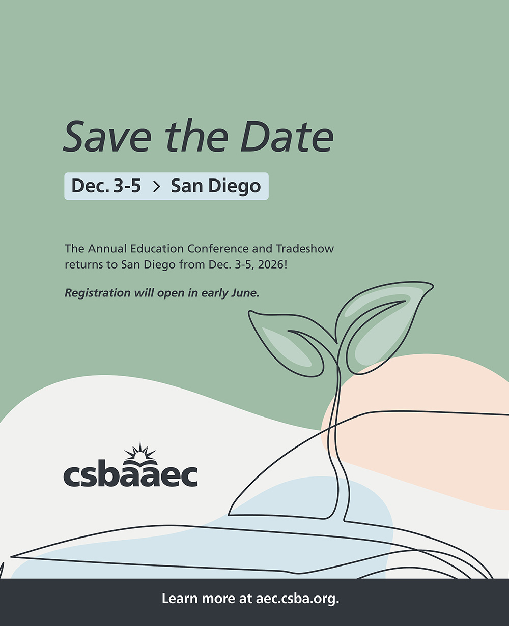CSBA Annual Education Conference & Tradeshow Advertisement