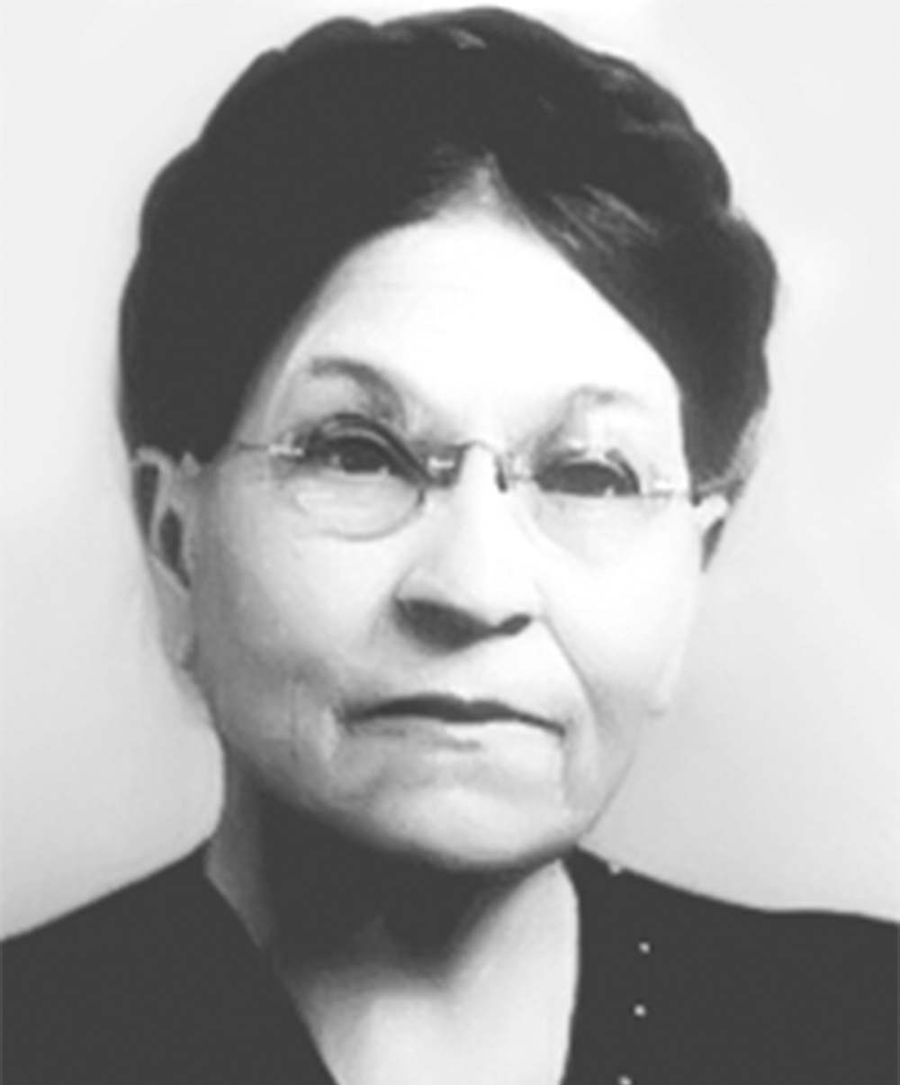 black and white headshot of Louise Hector