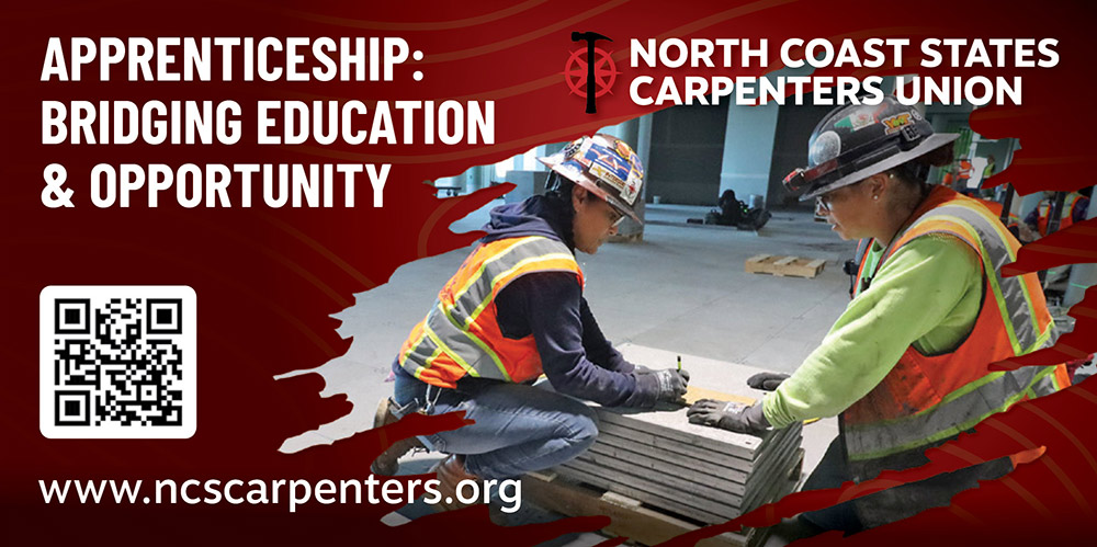 North Coast States Carpenters Union Advertisement