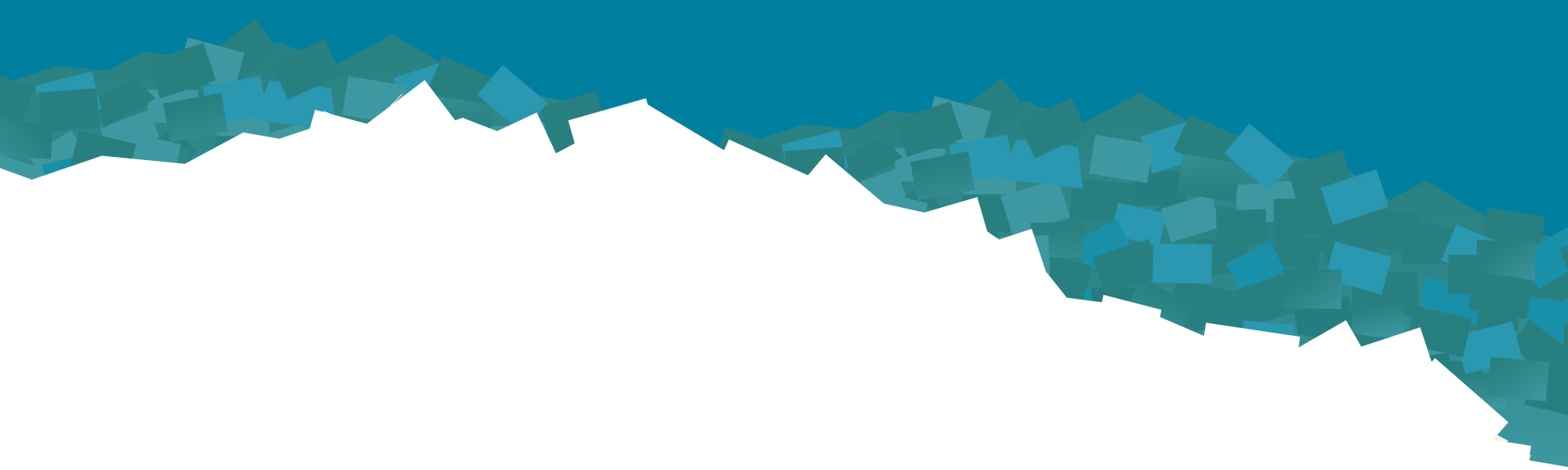 Abstract graphic with piles of sticky notes